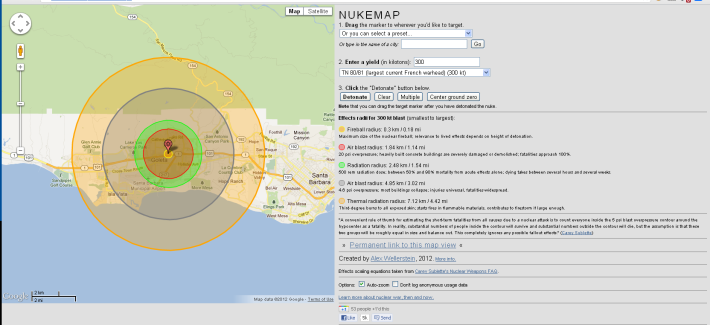 Nuke Map - Maps.com